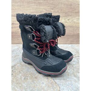 Pajar Canada Womens Winter Boots Black Waterproof Insulated Lined Size US 6-6.5